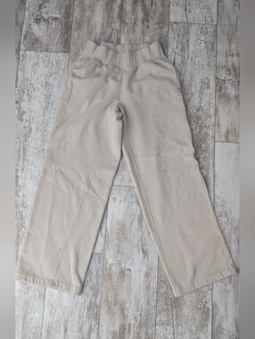 Bass Pro Shops Wide Leg Sweat Pants in Light Beige